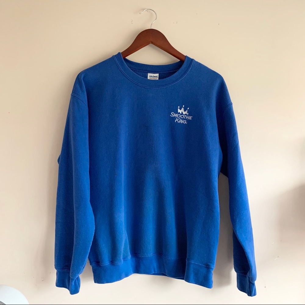 Vintage Smoothie King Embroidered Pullover